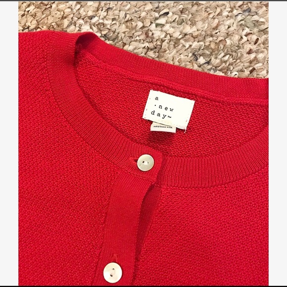 A New Day, red cardigan! - Picture 3 of 4